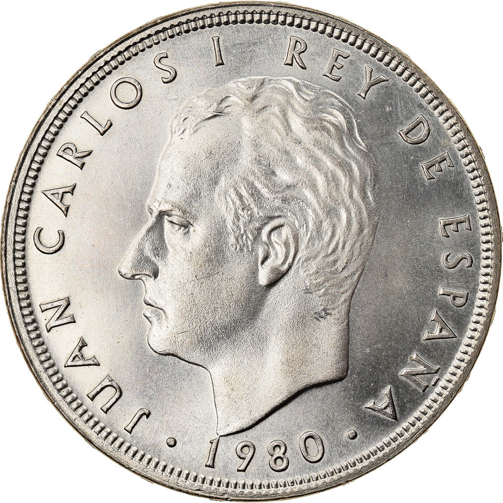 Coin, Spain, Juan Carlos I, 100 Pesetas, 1980, MS(63), Copper-nickel, KM:820