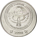 Coin, KYRGYZSTAN, Som, 2008, MS(63), Nickel plated steel, KM:14