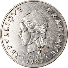 Münze, Neukaledonien, 50 Francs, 1983, Paris, VZ, Nickel, KM:13