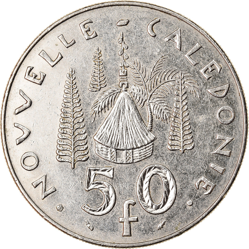 Münze, Neukaledonien, 50 Francs, 1983, Paris, VZ, Nickel, KM:13