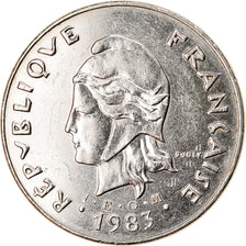 Coin, New Caledonia, 50 Francs, 1983, Paris, AU(55-58), Nickel, KM:13