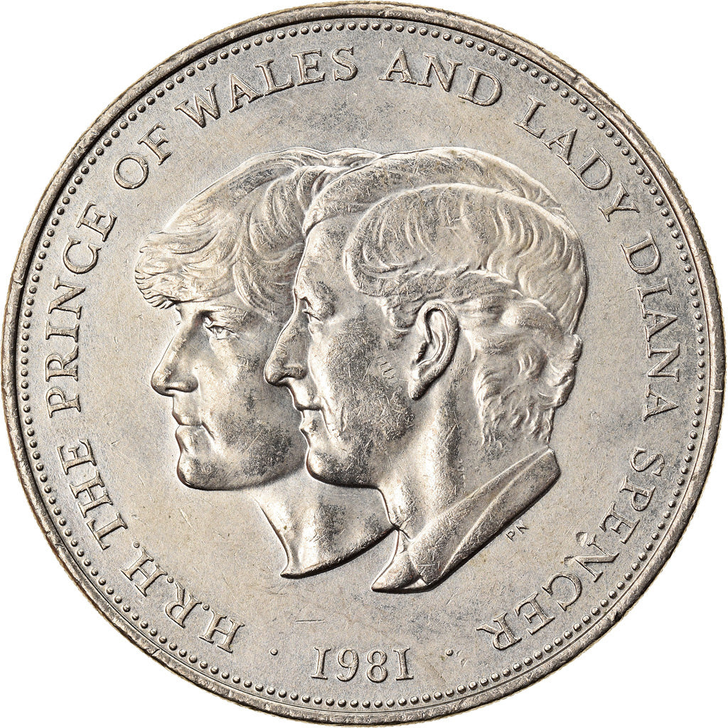 Coin, Great Britain, Elizabeth II, 25 New Pence, 1981, AU(55-58), Copper-nickel