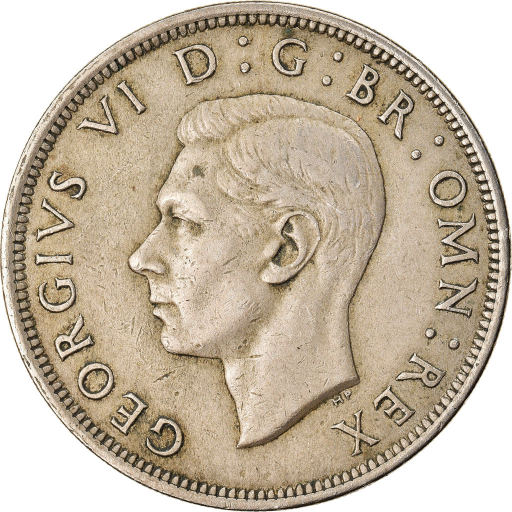 Coin, Great Britain, George VI, 1/2 Crown, 1948, AU(50-53), Copper-nickel