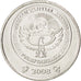KYRGYZSTAN, Som, 2008, KM #14, MS(63), Nickel Plated Steel, 19, 2.57