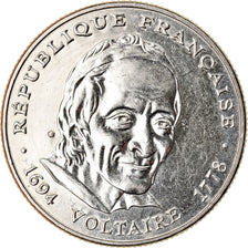 Coin, France, Voltaire, 5 Francs, 1994, Paris, MS(60-62), Nickel, KM:1063
