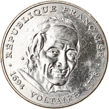 Moneta, Francja, Voltaire, 5 Francs, 1994, Paris, MS(60-62), Nikiel, KM:1063