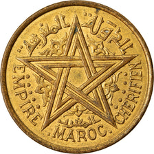 Coin, Morocco, Mohammed V, Franc, 1945, Paris, MS(60-62), Aluminum-Bronze, KM:41