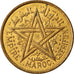 Coin, Morocco, Mohammed V, Franc, 1945, Paris, MS(60-62), Aluminum-Bronze, KM:41