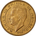 Coin, Monaco, Rainier III, 20 Francs, Vingt, 1950, AU(55-58), Aluminum-Bronze