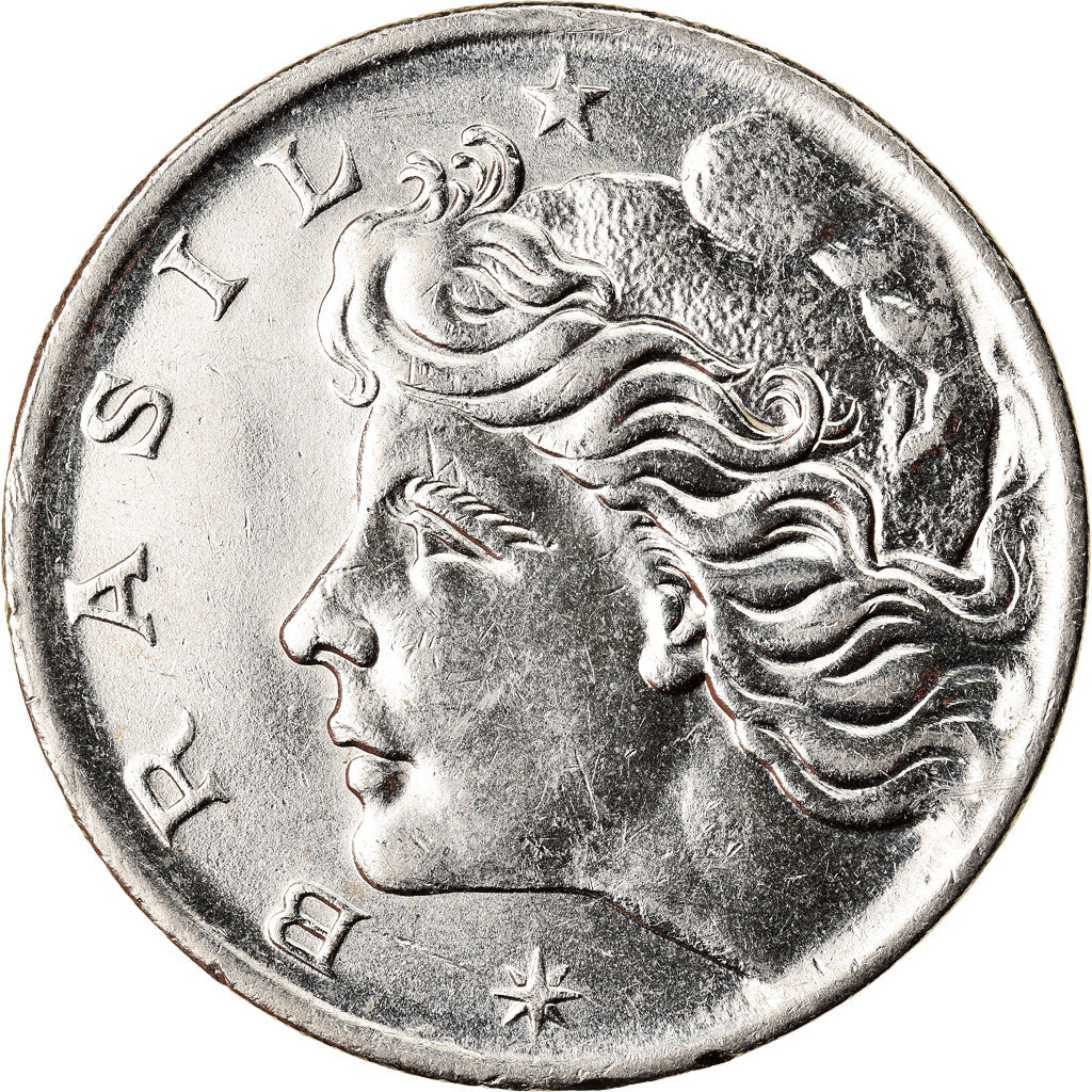 Coin, Brazil, Cruzeiro, 1970, MS(60-62), Nickel, KM:581
