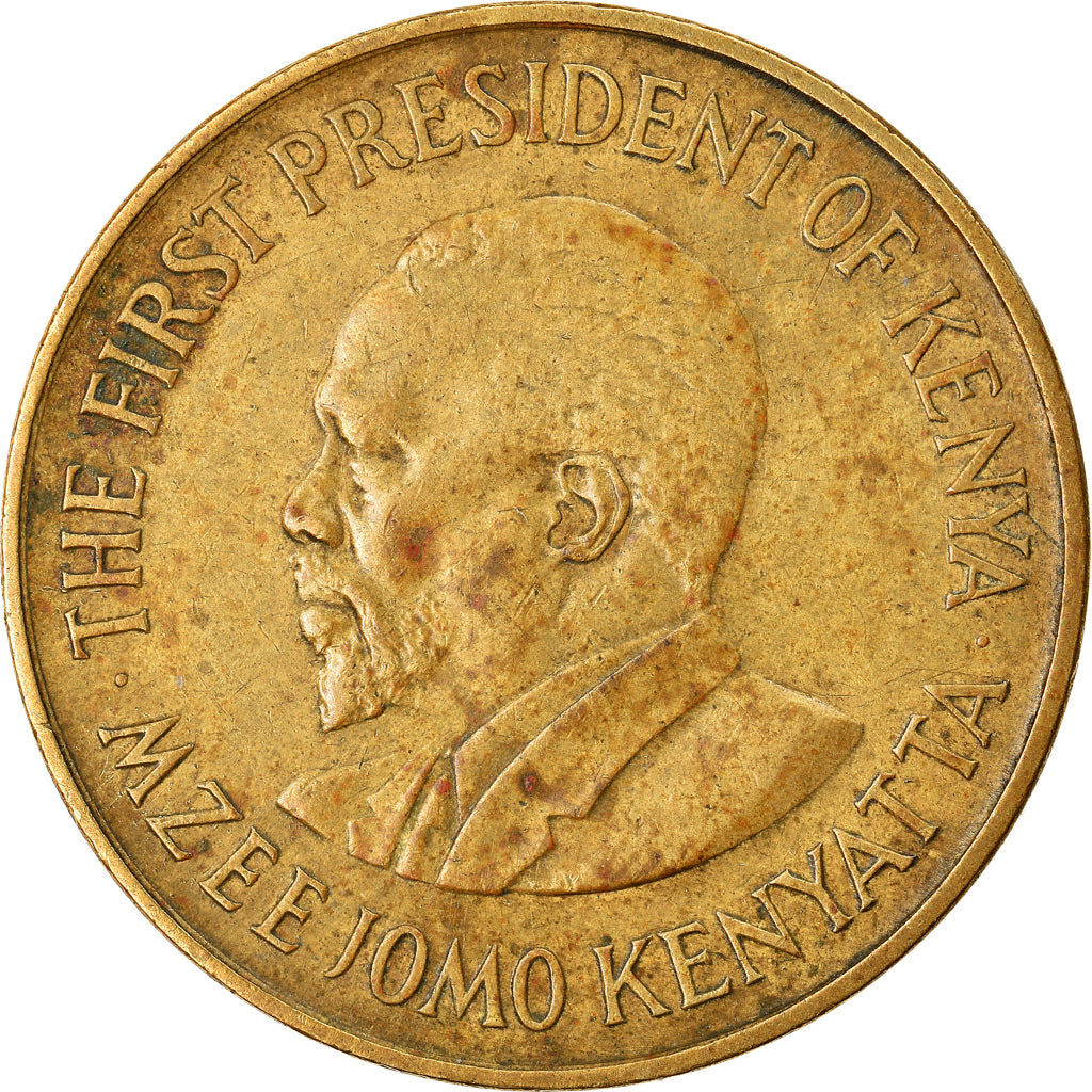 Munten, Kenia, 5 Cents, 1974, ZF, Nickel-brass, KM:10