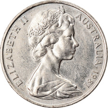 Coin, Australia, Elizabeth II, 20 Cents, 1981, MS(60-62), Copper-nickel, KM:66