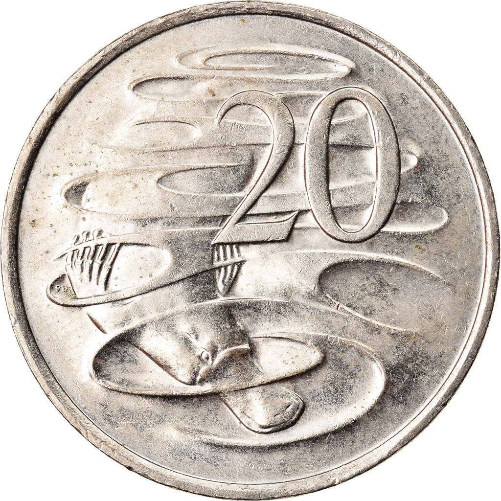 Coin, Australia, Elizabeth II, 20 Cents, 1981, MS(60-62), Copper-nickel, KM:66