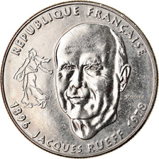 Coin, France, Jacques Rueff, Franc, 1996, MS(60-62), Nickel, KM:1160