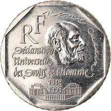 Monnaie, France, René Cassin, 2 Francs, 1998, SUP+, Nickel, Gadoury:551