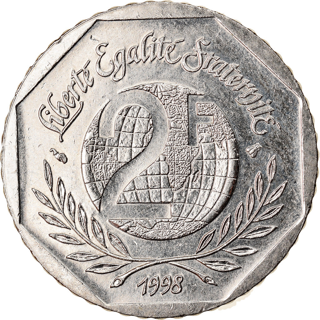 Monnaie, France, René Cassin, 2 Francs, 1998, SUP+, Nickel, Gadoury:551