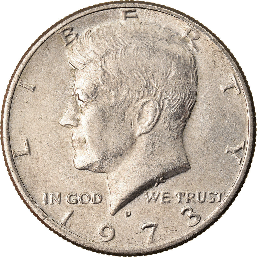 Coin, United States, Kennedy Half Dollar, 1973, Denver, AU(50-53)