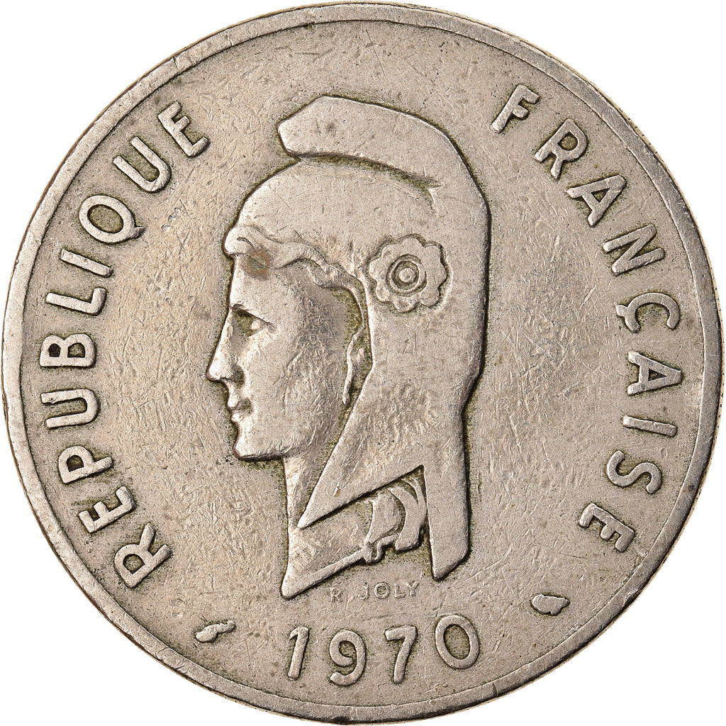 Münze, FRENCH AFARS & ISSAS, 100 Francs, 1970, Paris, SS, Copper-nickel, KM:19