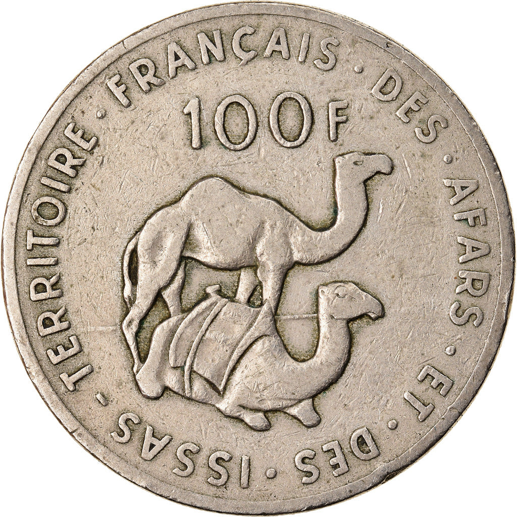 Münze, FRENCH AFARS & ISSAS, 100 Francs, 1970, Paris, SS, Copper-nickel, KM:19