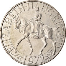 Coin, Great Britain, Elizabeth II, 25 New Pence, 1977, AU(50-53), Copper-nickel