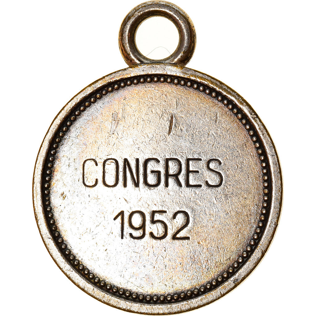France, Médaille, Cinzano, Congrès, Business & industry, 1952, TTB+, Métal