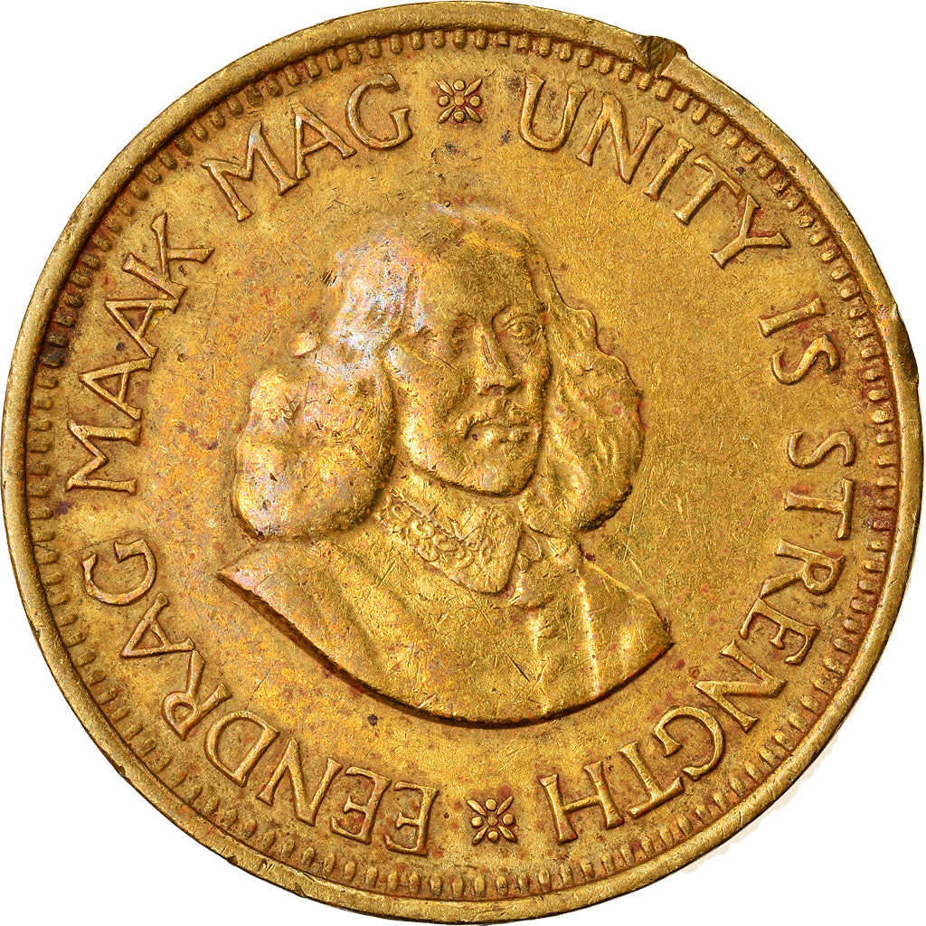 Coin, South Africa, 1/2 Cent, 1962, EF(40-45), Brass, KM:56