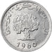 Moneda, Túnez, 5 Millim, 1960, EBC, Aluminio, KM:282