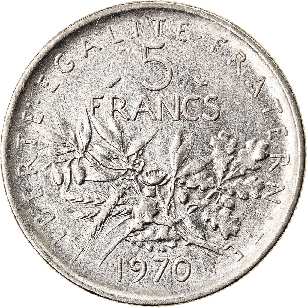Monnaie, France, Semeuse, 5 Francs, 1970, Paris, SUP+, Nickel Clad