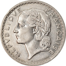 Coin, France, Lavrillier, 5 Francs, 1935, Paris, AU(50-53), Nickel, KM:888