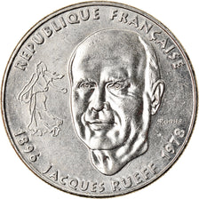 Coin, France, Jacques Rueff, Franc, 1996, AU(55-58), Nickel, KM:1160
