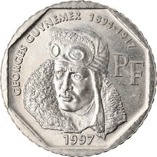 Coin, France, Guynemer, 2 Francs, 1997, AU(55-58), Nickel, KM:1187, Gadoury:550