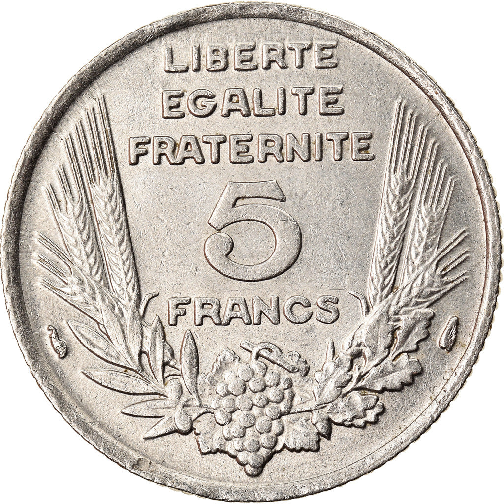 Münze, Frankreich, Bazor, 5 Francs, 1933, Paris, VZ, Nickel, KM:887