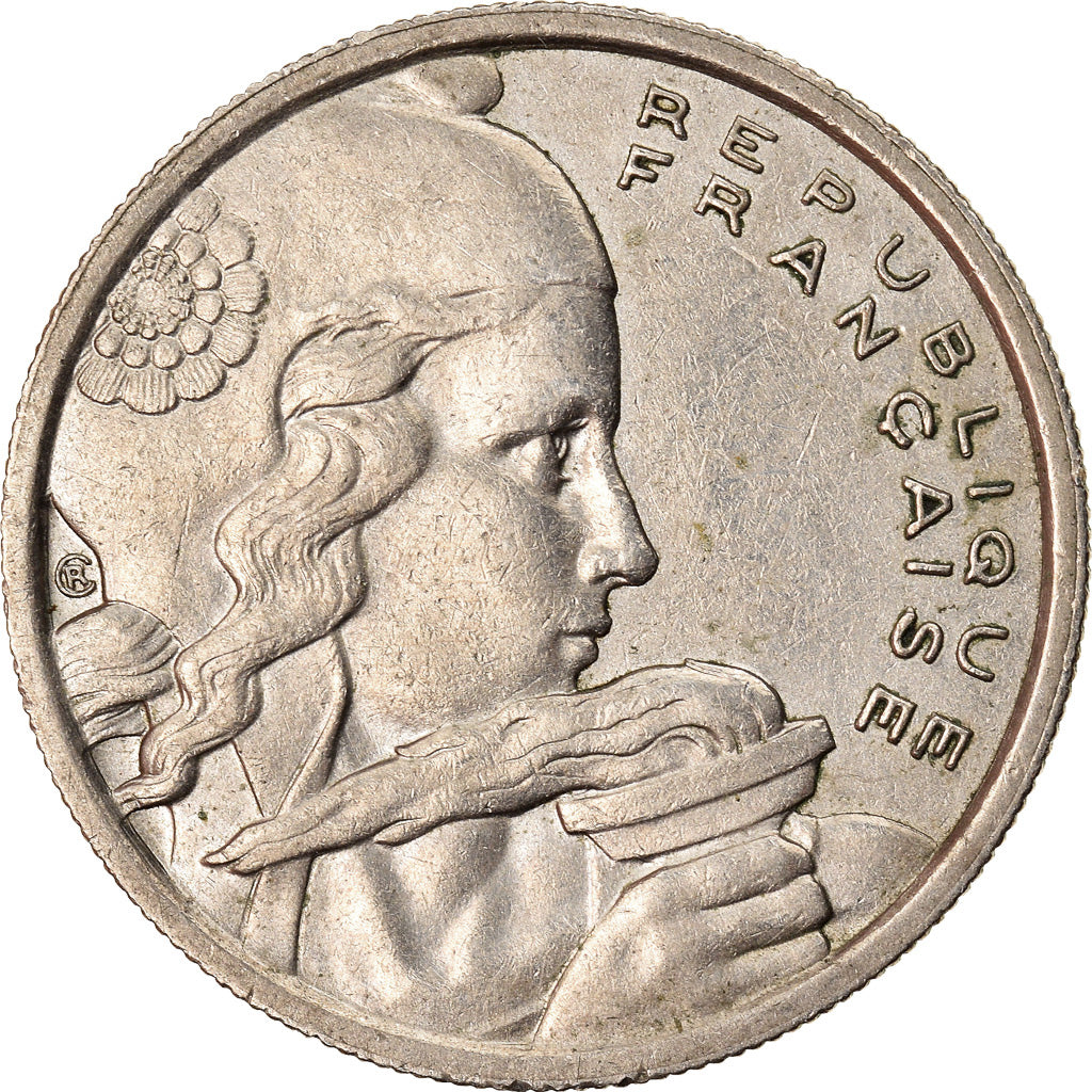 Moneta, Francia, Cochet, 100 Francs, 1956, BB+, Rame-nichel, KM:919.1