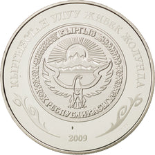 Monnaie, KYRGYZSTAN, Som, 2009, SPL, Copper-nickel, KM:31