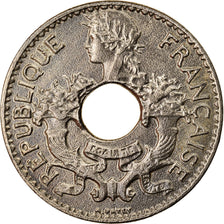 Munten, FRANS INDO-CHINA, 5 Cents, 1938, Paris, PR, Nickel-brass, KM:18.1a