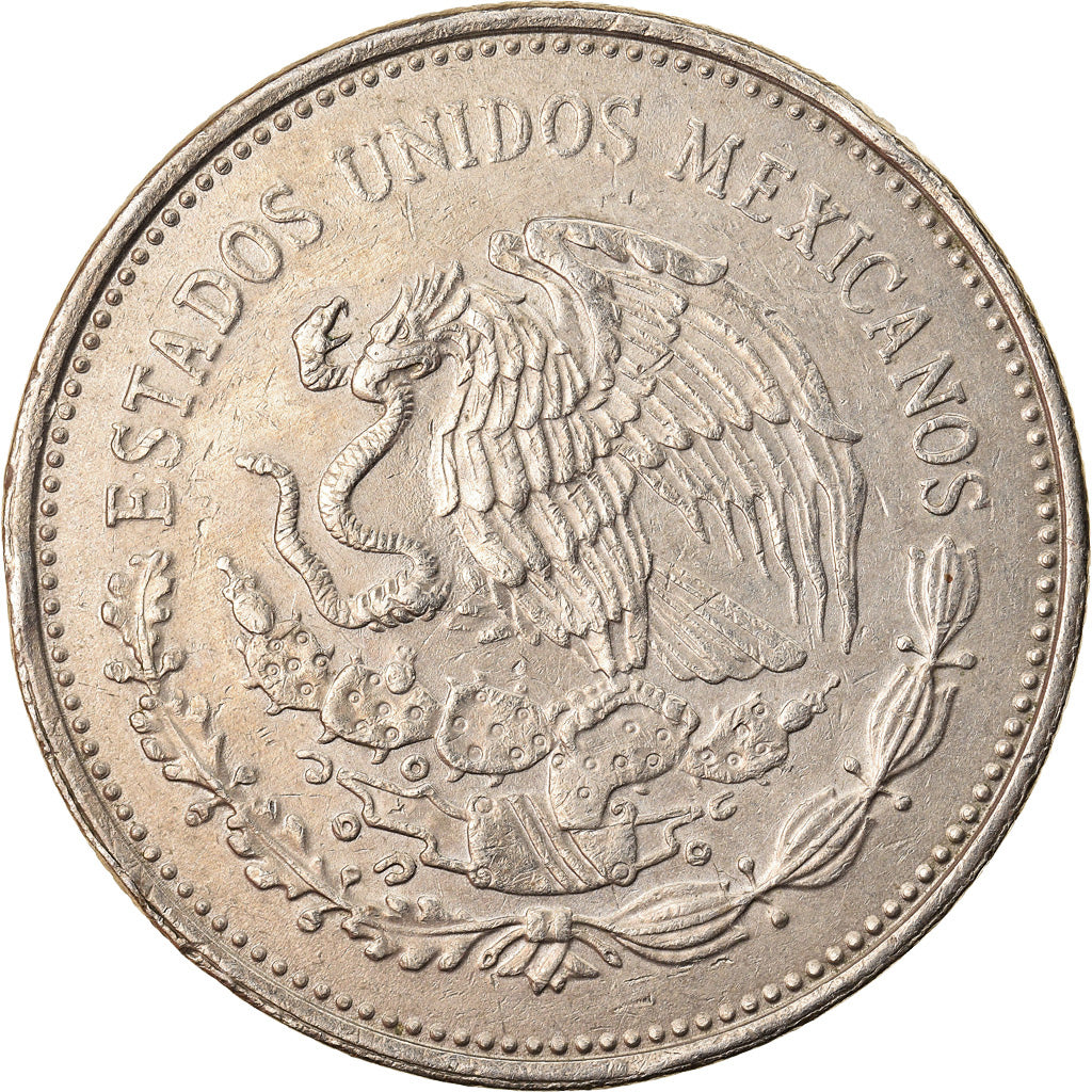 Moneda, México, 5000 Pesos, 1988, Mexico City, MBC, Cobre - níquel, KM:531