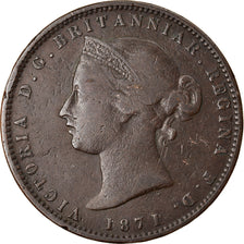 Coin, Jersey, Victoria, 1/13 Shilling, 1871, VF(30-35), Bronze, KM:5