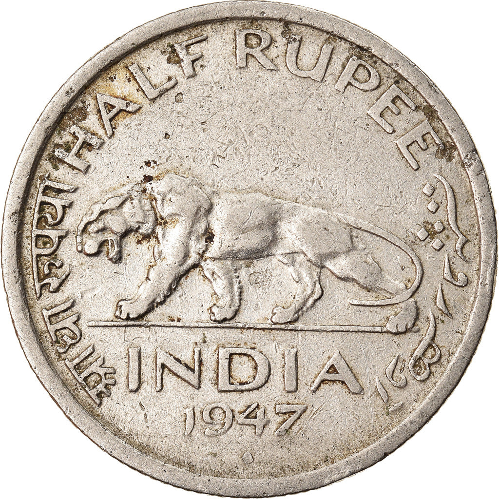 Coin, INDIA-BRITISH, George VI, Rupee, EF(40-45), Nickel, KM:559