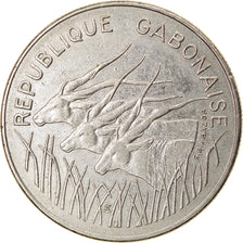 Coin, Gabon, 100 Francs, 1972, Paris, EF(40-45), Nickel, KM:12