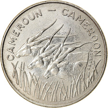 Coin, Cameroon, 100 Francs, 1975, Paris, AU(55-58), Nickel, KM:17