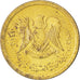 LIBYA, Dirham, 1975, KM #12, MS(63), Brass Clad Steel, 15, 1.75