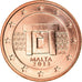 Monnaie, Malte, Cent, 2013, FDC, Copper Plated Steel