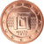 Malta, 2 Euro Cent, 2013, MS(65-70), Copper Plated Steel