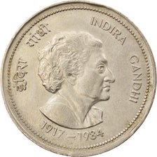 Coin, INDIA-REPUBLIC, 5 Rupees, 1985, AU(50-53), Copper-nickel, KM:150