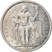Moneda, Nueva Caledonia, 2 Francs, 1987, Paris, EBC+, Aluminio, KM:14