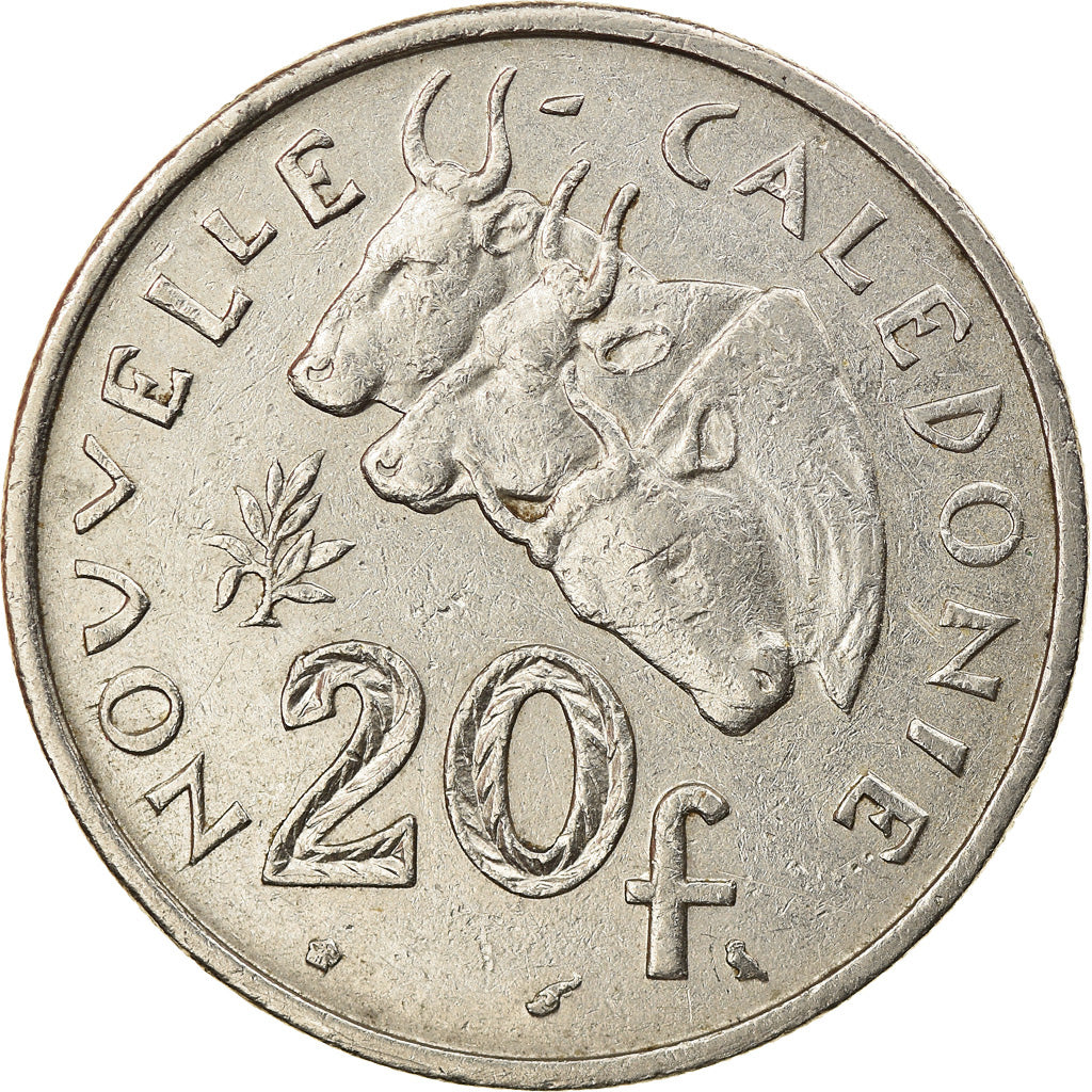 Monnaie, Nouvelle-Calédonie, 20 Francs, 1970, Paris, TTB+, Nickel, KM:6