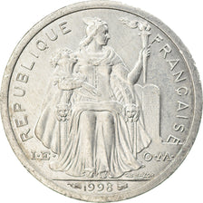 Coin, French Polynesia, Franc, 1998, Paris, AU(55-58), Aluminum, KM:11