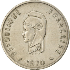 Coin, FRENCH AFARS & ISSAS, 50 Francs, 1970, Paris, EF(40-45), Copper-nickel