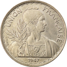 Monnaie, FRENCH INDO-CHINA, Piastre, 1947, Paris, SUP+, Copper-nickel, KM:32.2