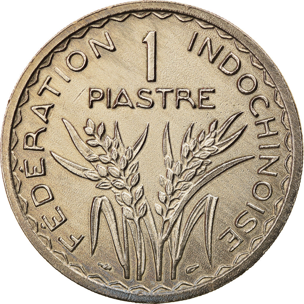 Münze, FRENCH INDO-CHINA, Piastre, 1947, Paris, VZ+, Copper-nickel, KM:32.2